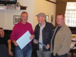 Click to view big image Standing: Arthur Gilbert, Ged Morris and Malc Kirshaw